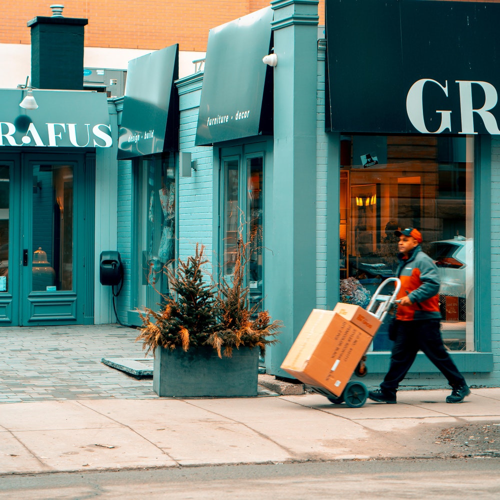 Operaciones de recogida y entrega de mercancías